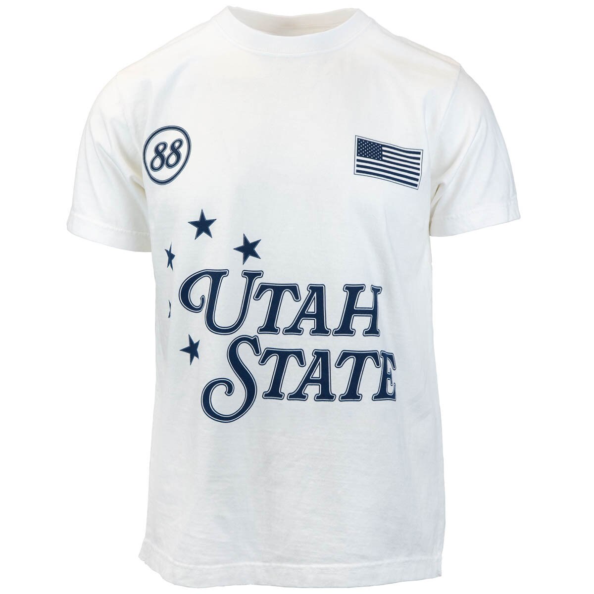 Utah State soccer jersey inspired unisex t-shirt white